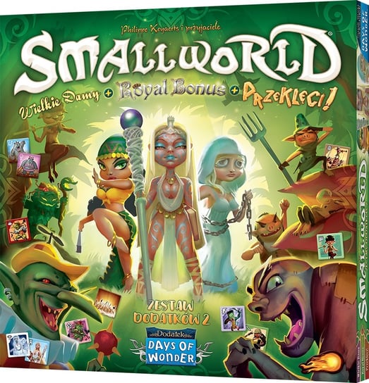 Small World: Wielkie damy / Royal Bonus / Przeklęci!, gra strategiczna, Rebel, zestaw dodatków Rebel