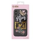 , Smart and Ladies cover with girl patch for iPhone X / iPhone XS SBS