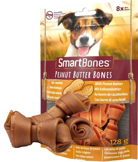 Smart Bones Przysmak Dla Psa Peanut Butter Mini Smart Bones