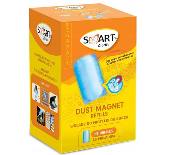 Smart Clean Magnet Duster Wkłady Do Miotełki 15Szt. Zapas Inna marka