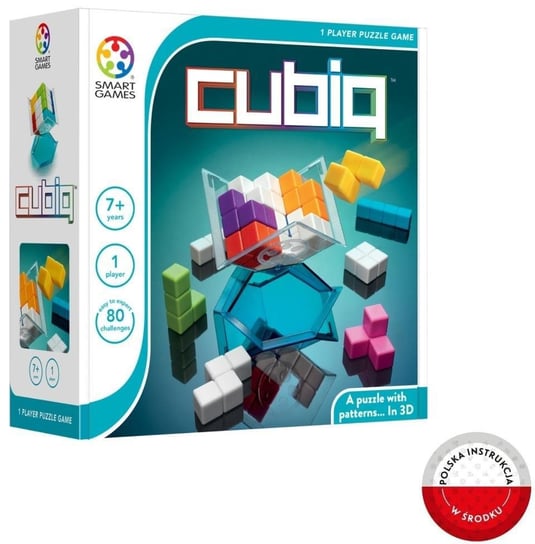 Smart Games Cubiq (ENG) , gra planszowa,IUVI Games IUVI Games