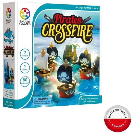 Smart Games Pirates Crossfire (ENG) , gra planszowa,IUVI Games IUVI Games