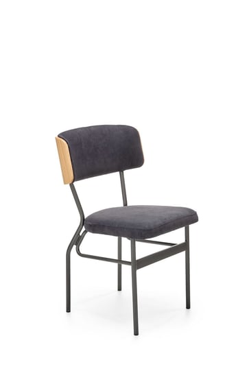 Smart Krzesło Kr Dąb Naturalny/Czarny (1P=2Szt) Halmar