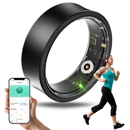 Smart RING do monitorowania zdrowia i aktywności inteligentny pierścień opaska 20,6 mm FootService