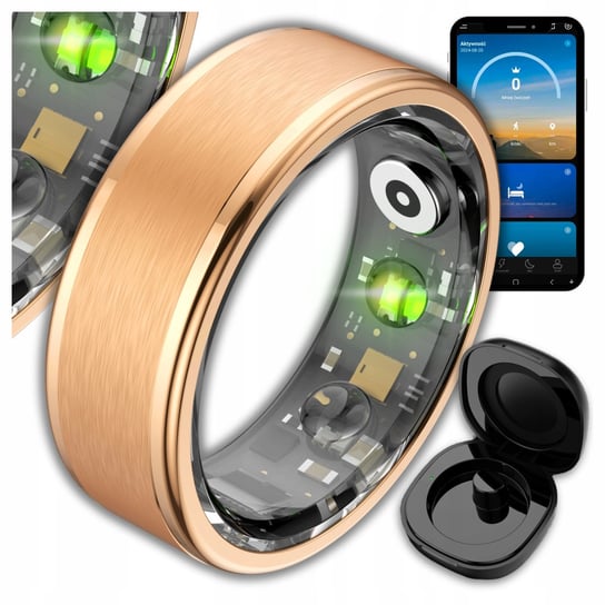 Smart Ring Inteligentny Pierścionek Kroki Tętno Sportowy Sen Kalorie Sport SF
