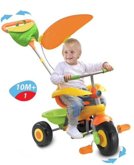 Smart-Trike, Rowerek 3w1, Candy, zielono-żółto-pomarańczowy Smart Trike