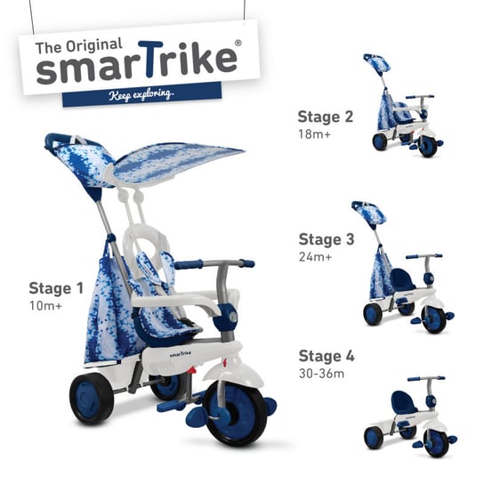 Smart Trike, rowerek trójkołowy 3w1, Smar Trike Spirit Smart Trike