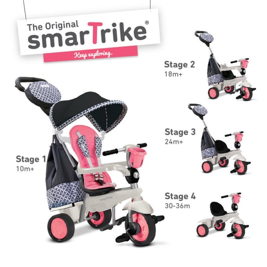 Smart Trike, rowerek trójkołowy 3w1, Smart Trike Deluxe Smart Trike