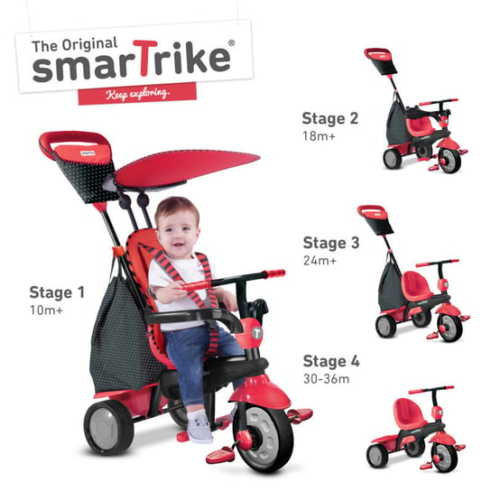 Smart Trike, rowerek trójkołowy 4w1, Smart Trike Glow Smart Trike