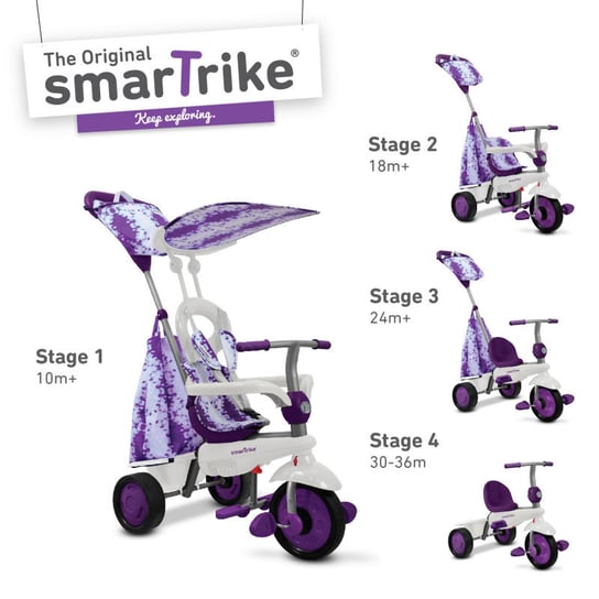 Smart Trike, rowerek trójkołowy Smar Trike Spirit, 3w1 Smart Trike