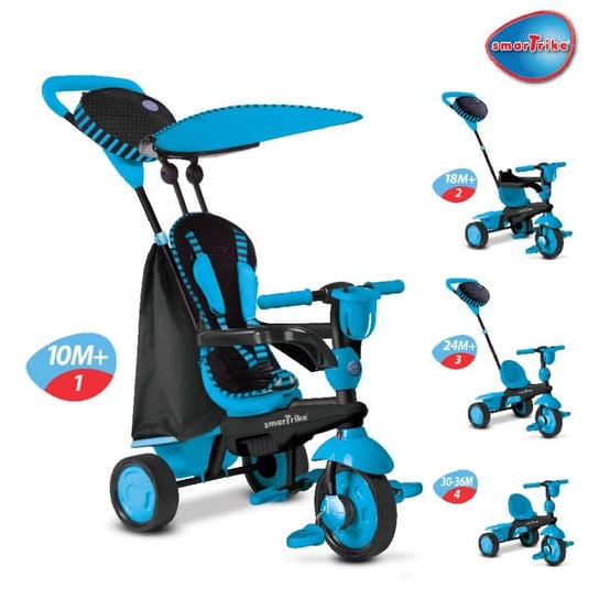 Smart Trike, Spark Touch Steering, Rower 4w1, niebieski Smart Trike