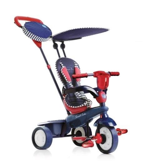 Smart Trike, Star 4w1, niebieski/czerwony, rowerek Smart Trike