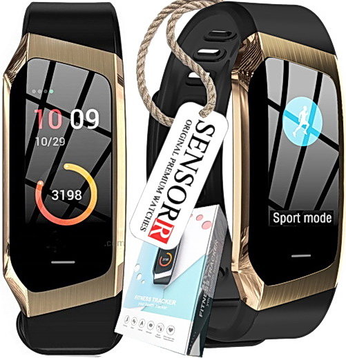 SMARTBAND DAMSKI ZEGAREK SMARTWATCH PULSOMETR SMS Sensorr