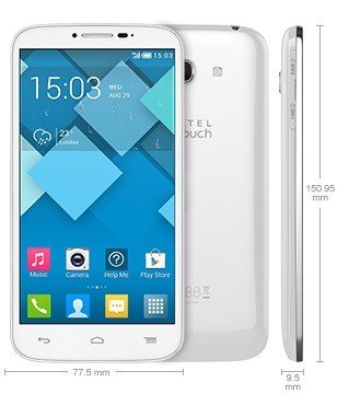 Smartfon Alcatel One Touch Pop C9, 4 GB, biały Alcatel