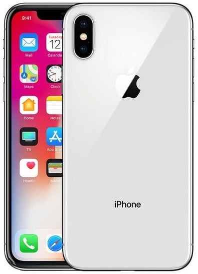 Smartfon Apple iPhone X, 3/64 GB, srebrny Apple