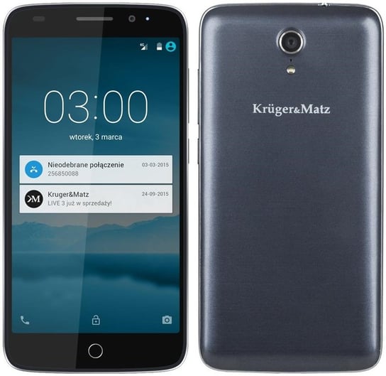 Smartfon Kruger&Matz Live 3, 2/16 GB, czarny Krüger&Matz