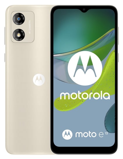 Smartfon Motorola moto e13 2/64GB, biały krem Motorola
