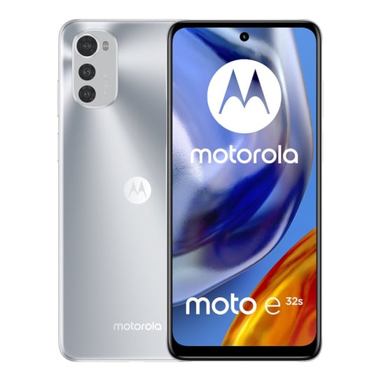 Smartfon Motorola moto e32S, 4/64 GB, srebrny Motorola