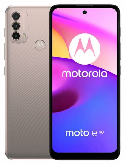 Smartfon Motorola moto e40, 4/64 GB, różowy Motorola