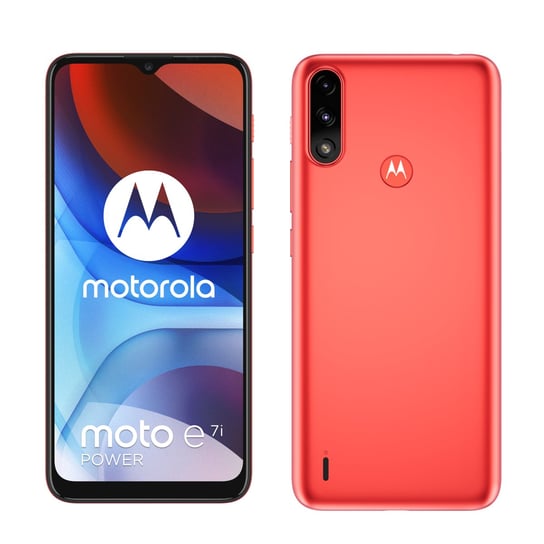 Smartfon Motorola moto E7i Power, 2/32 GB, koralowy Motorola