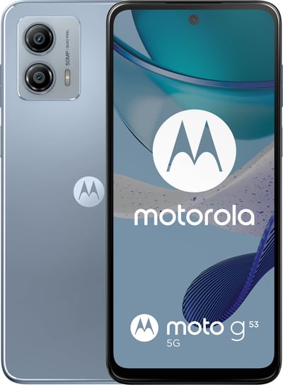 Smartfon Motorola moto g53 5G, 4/128GB, srebrny Motorola