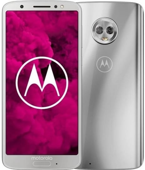 Smartfon Motorola moto G6 Plus, 3/32 GB, srebrny Motorola