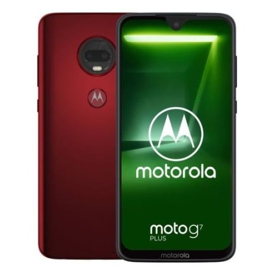 Smartfon Motorola moto G7 Plus, 4/64 GB, czerwony Motorola