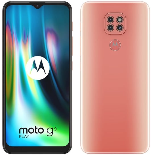 Smartfon Motorola moto G9 Play, 4/64 GB, różowy Motorola