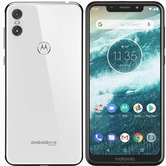 Smartfon Motorola One, 4/64 GB, biały Motorola