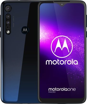 Smartfon Motorola One Macro, 4/64 GB, niebieski Motorola