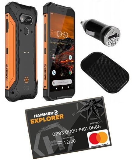 Smartfon MyPhone Hammer Explorer, 3/32 GB, pomarańczowy MyPhone