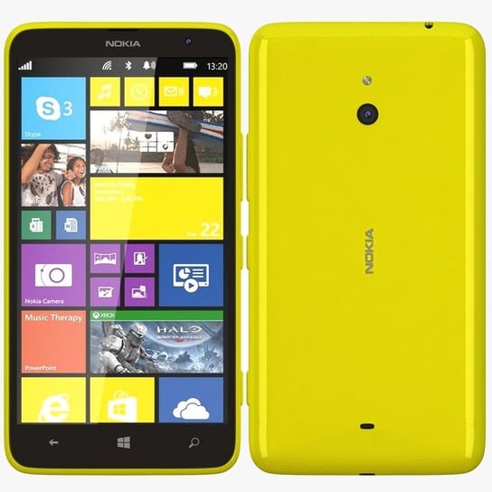 Smartfon Nokia Lumia 1320, 1 GB, żółty Nokia