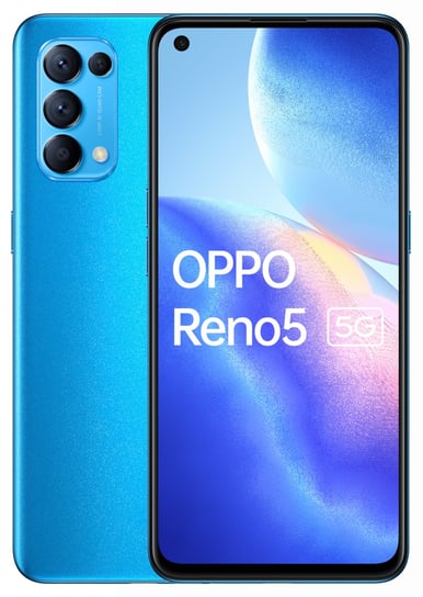 Smartfon Oppo Reno 5, 5G, 8/128 GB, niebieski Reno