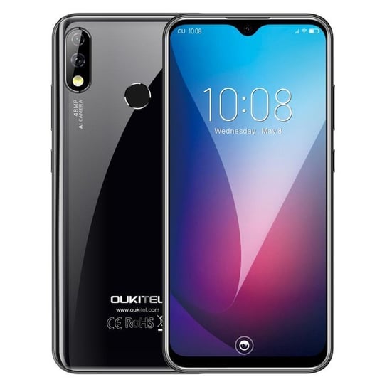 Smartfon Oukitel Y4800, 6/128 GB, czarny Oukitel