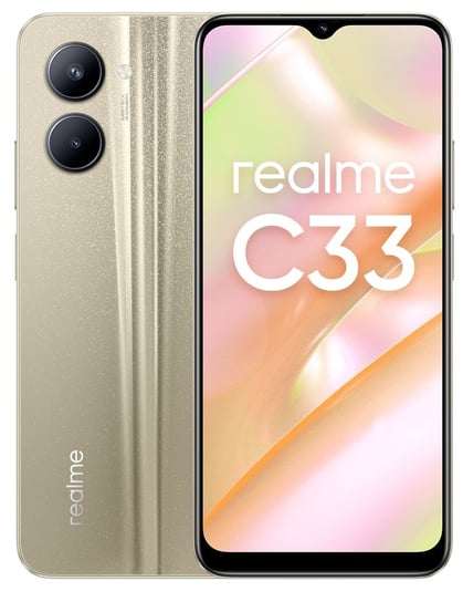 Smartfon Realme C 33, 4/64 GB, złoty Realme