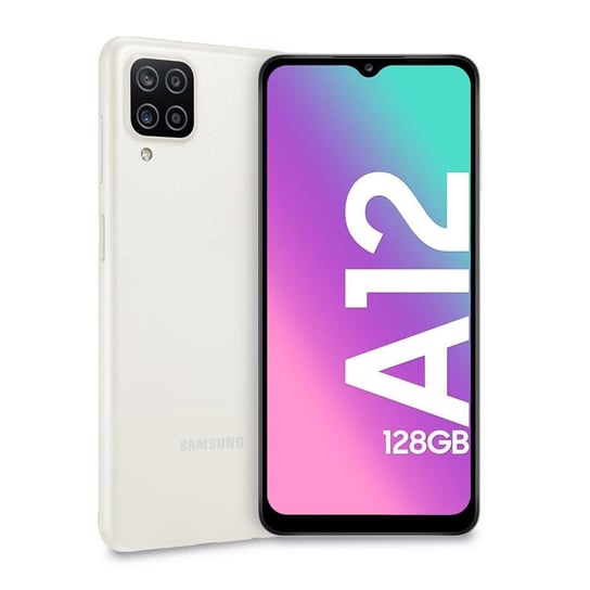 Smartfon Samsung Galaxy A12, 4/128 GB, biały Samsung