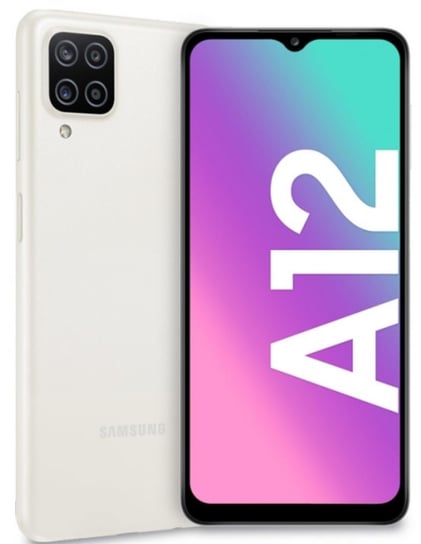 Smartfon Samsung Galaxy A12, 4/64 GB, biały Samsung Electronics