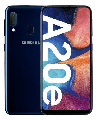 Smartfon Samsung Galaxy A20e, 3/32 GB, niebieski Samsung Electronics