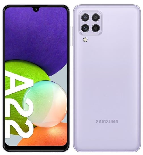 Smartfon Samsung Galaxy A22, 4/64 GB, fioletowy Samsung