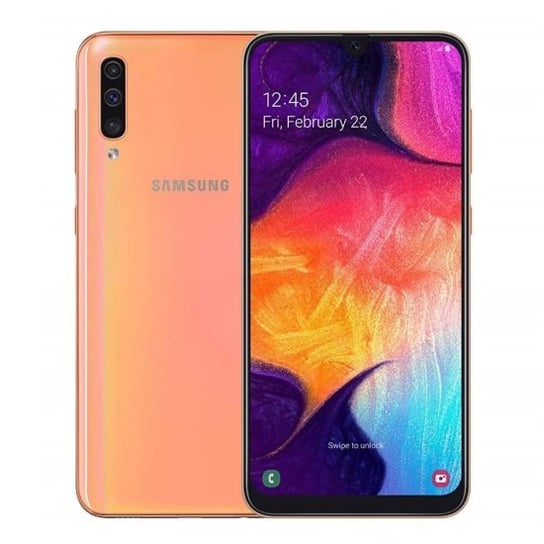 Smartfon Samsung Galaxy A50, 4/128 GB, koralowy Samsung