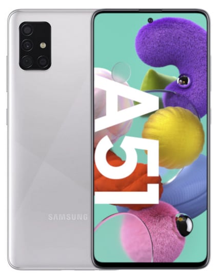 Smartfon Samsung Galaxy A51, 4/128 GB, srebrny Samsung