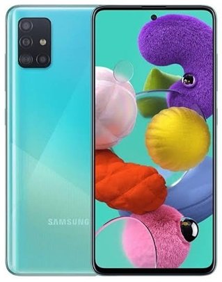 Smartfon Samsung Galaxy A71, 6/128 GB, niebieski Samsung