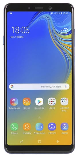 Smartfon Samsung Galaxy A9, 6/128 GB, niebieski Samsung Electronics