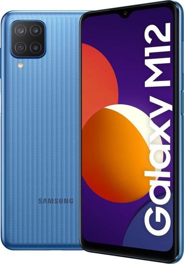 Smartfon Samsung Galaxy M12, 4/64 GB, niebieski Samsung