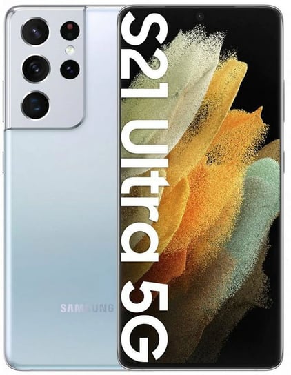 Smartfon Samsung Galaxy S21 Ultra, 5G, 12/256 GB, srebrny Samsung Electronics