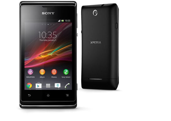 Smartfon Sony Xperia E, 4 GB, czarny Sony