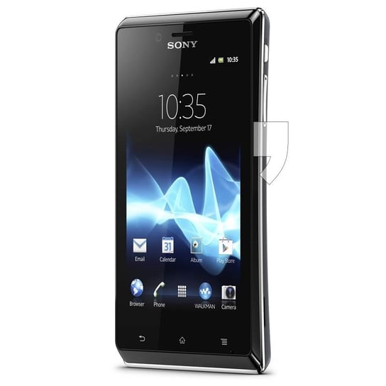 Smartfon Sony Xperia J, 4 GB, czarny Sony