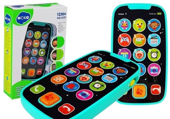 Smartfon Telefon Dotykowy  Dla Malucha z Dźwiękiem Lean Toys