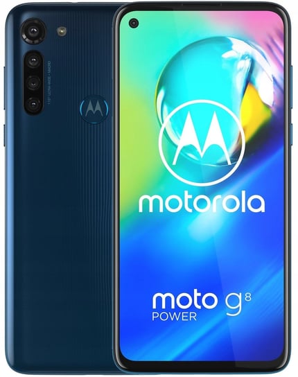 Smartfon Uniwersalny, 4/64 GB, niebieski Motorola