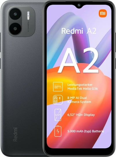 Smartfon Xiaomi Redmi A2, 2/32 GB, czarny Xiaomi